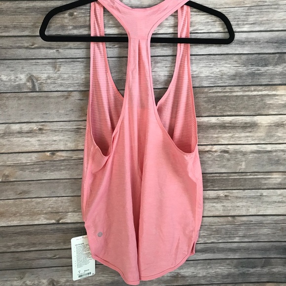 NWT HYMU CORAL LULULEMON 105 SINGLET TANK - - - Picture 4 of 7